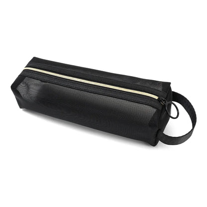 3pcs Mesh Clear Cosmetic Bags S/M/L Size Black Makeup Bag Portable Outdoors Travel Organizer Case Lipstick Storage Pouch Gifts