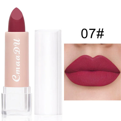 15Color Lipstick Lip Makeup Sexy Woman Velvet Matte Lipgross Tint for Lips Long Lasting Waterproof Non-stick Cup Lip Cosmetics