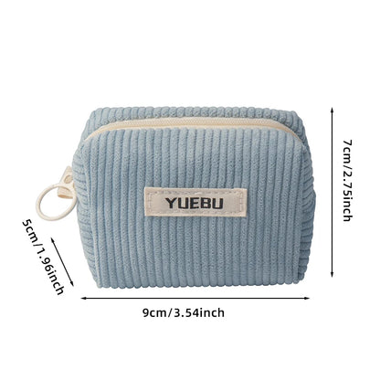 Fashionable Portable Coin Purse, Zipper Style Makeup Tool Storage Bag, Women'S Carry On Bag For Storing Change, Beauty Tool Bags