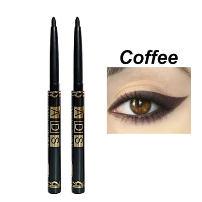 1/2/5/12pcs Waterproof & Sweat-Proof Black Eyeliner Pencil Eye Liner Gel Pen Long-Lasting Anti-smudging for Bold Eye Makeup