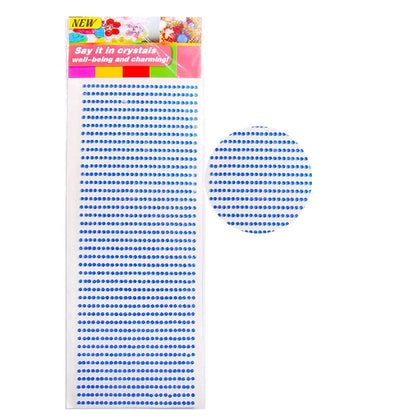 New 3mm Rhinestones for Face Makeup Crystals Bright Face Jewelry Gems Stickers Children's Stickers Adhesive Glitters for Face