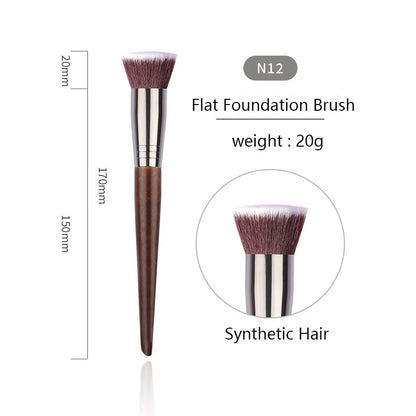 OVW Animal Hair Makeup Brush Complete Set 28PCS Lip Brushes Eyeshadow Brush Soft Makeup Brush Beauty Tools Smudge Brush Single