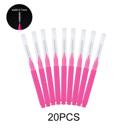 5/10/50PCS Mini Eyebrow Brush Brow Perm Brush Disposable Brow Lifting Brush Bendable Micro Eyelash Brush  Applicator Makeup Tool