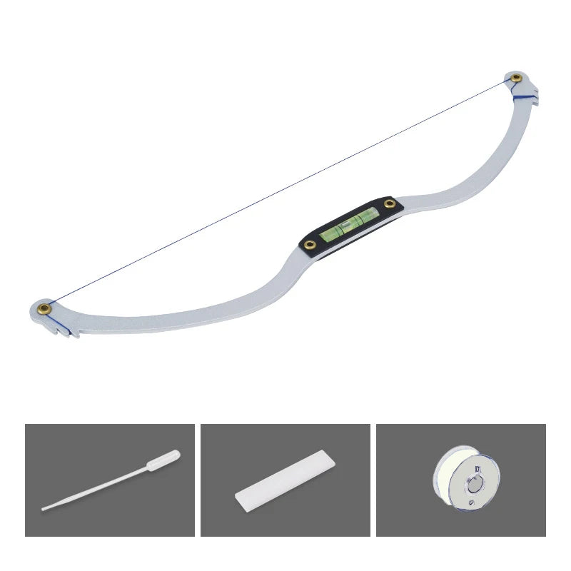 Tattoo auxiliary drawing line ruler eyebrow horizontal ruler aluminum alloy tattoo ruler horizontal positioning ruler tattoo aux