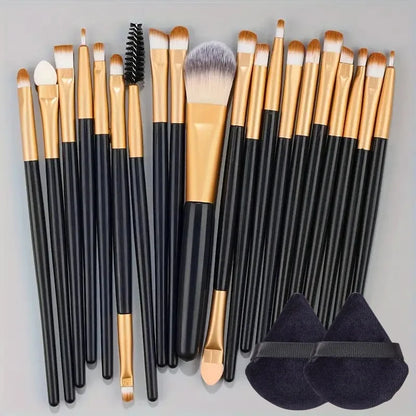 20Pcs Makeup Brush Set Eyeliner Brush Blending Brush Makeup Brushes for Cheeks Eye Cosmetic Foundation Brush Make Up Set 2035