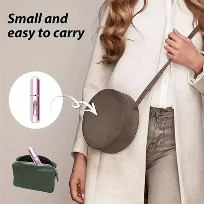 Refillable Perfume Spray Atomizer Aluminum Perfume Spray Scent Pump Perfume Atomizer Refillable Mini Bottle for Travel