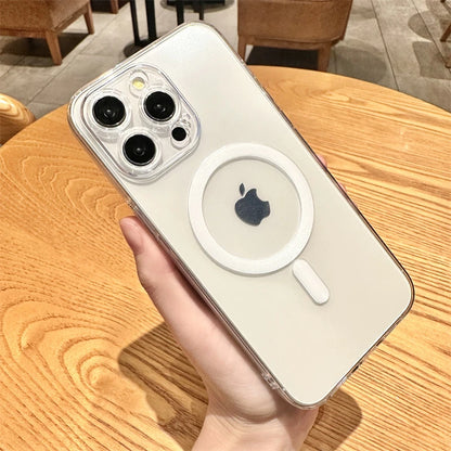 Strong Magnetic Magsafe Wireless Charging Case For iPhone 16 16E 15 14 13 12 11 Pro Max Plus Mini Hard Acrylic Silicone Cover