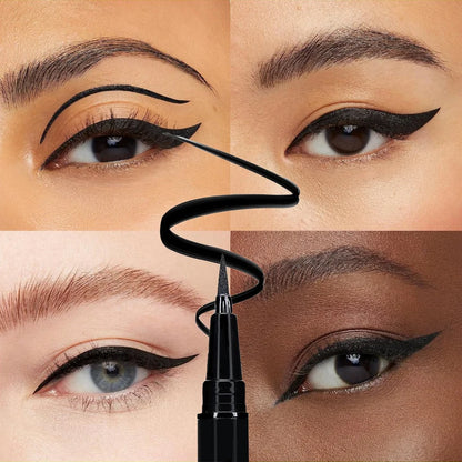 1/2Pcs Black Eyeliner Pencils-Smudge-Proof,  Waterproof Long-Lasting &Beginner-Friendly Smooth High Pigmented Punk Eye Makeup