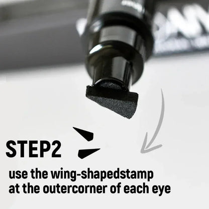 Colorful Eyeliner Stamp Triangle Dual-ended Liquid Eyeliner Waterproof Sweat-proof Quick Dry Eyeliner Makeup Seal Tool Cosmetics