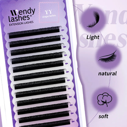 5D/6D/4D/3D W Shape Lashes Extension Automatic Flowering Premade Fan Eyelashes Makeup Supplies Wendy Lashes EyeLash Extensions