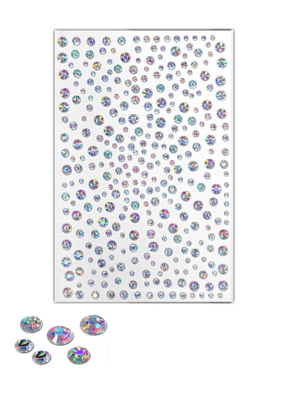 1/2/3Pcs Gold Face Gems Glitter Body Glittery Stereo Gem Stickers Rave Accessories Makeup Rhinestone Stickers For Music Festival