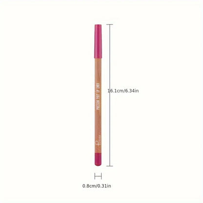 1pc Matte Lipstick & Liner Pen, Waterproof, Long-Lasting, Non-Stick, Berry Shades for All Skin Types, Makeup Pencils for Women