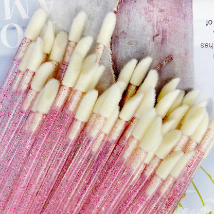 500pcs Disposable Lip Brush Makeup Brushes Eyelashes Extension Applicator Lipstick Wands Set Cosmetic Colourful Make Up Tools