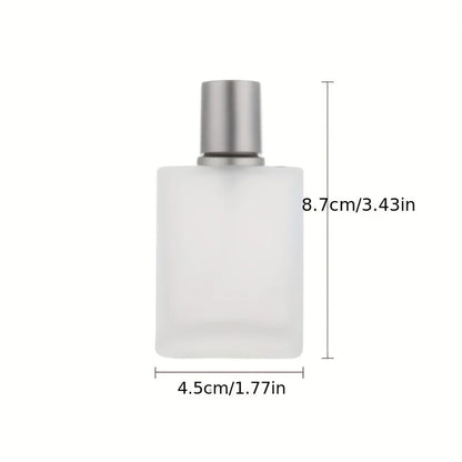 30ml screw top sandblasted glass perfume bottle liquid spray bottle empty bottle 50ml dispenser bottle empty makeup fine mist