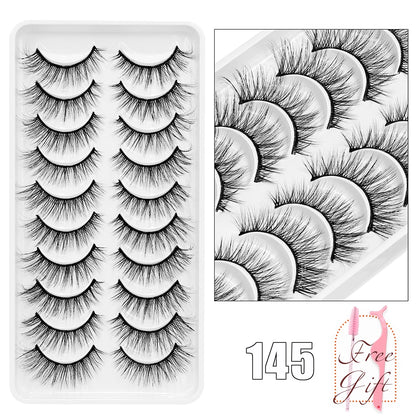 5/10Pairs 3D Mink Lashes Natural Eyelashes Dramatic False Eyelashes Faux Cils Makeup Wholesale Fake Eyelash Extension maquiagem