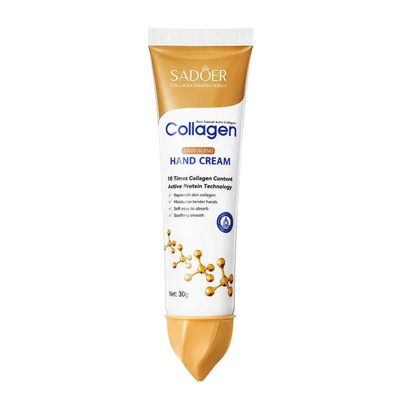 SADOER Collagen Hand Cream Hands Skin Friming skincare Moisturizing Brightening Hydrating Hands Creams Hand Skin Care Products