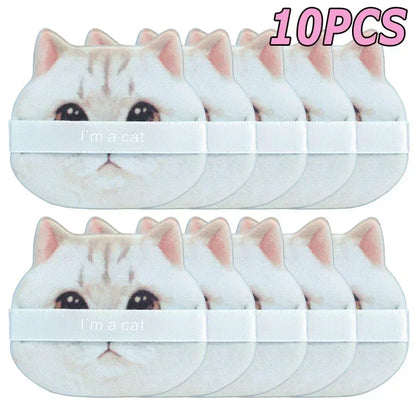 Cute Cat Paw Shaped Makeup Puff, Dual-use for Dry and Wet, Foundation Concealer Sponge, Fine Makeup Tool