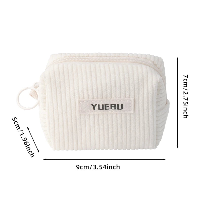 Fashionable Portable Coin Purse, Zipper Style Makeup Tool Storage Bag, Women'S Carry On Bag For Storing Change, Beauty Tool Bags