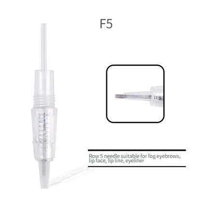 Tattoo Needles Disposable Sterilized Tattoo Needle For Eyebrow Eyeliner Makeup for Tattoo Machines Blunt R1 R2 R3 R5 R7 F3 F5 F7
