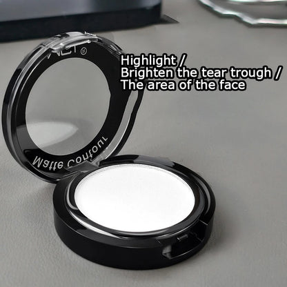 Matte Contour Palette for Daily Use, Easy to Blend Face Powder for Natural 3D Nose Cheek Highlight and Shading, Lasting Makeup