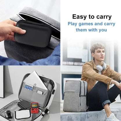Tempered Glass Screen Protectors+Bag for R36S Game Console Storage Bag & Screen Protectors Tempered Glass Film for Game Accessor