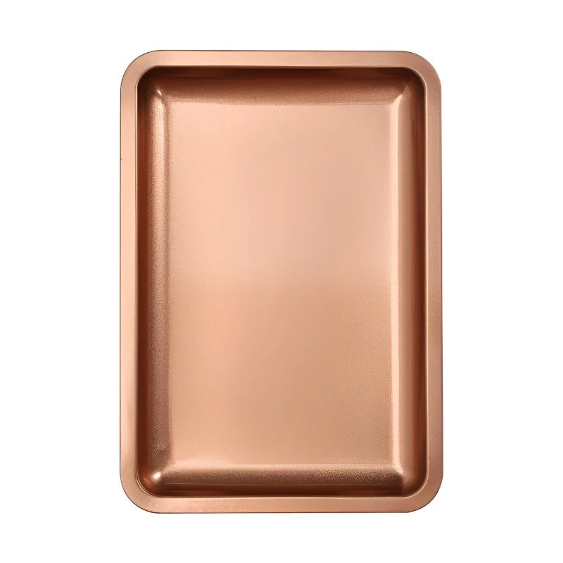 Square Stainless Steel Cosmetic Tray Eyelash Tools Tray Nail Art Equipment Plate False Nails Dish Tool Makeup Table Storage