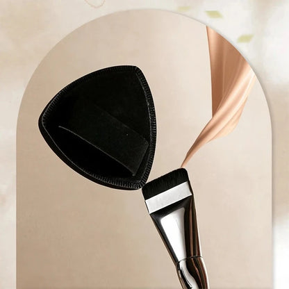 YS00157---One-Word Foundation Brush Lightweight And Thin Face Contour Brush Flat Contour Brush Foundation Cream Makeup Brushes