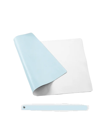 1/2pcs Pink Nail Art Table Mat Portable Foldable Nail Art Armrest Mat Microfiber Leather Soft Nail Art Mat for Nail Art Salon
