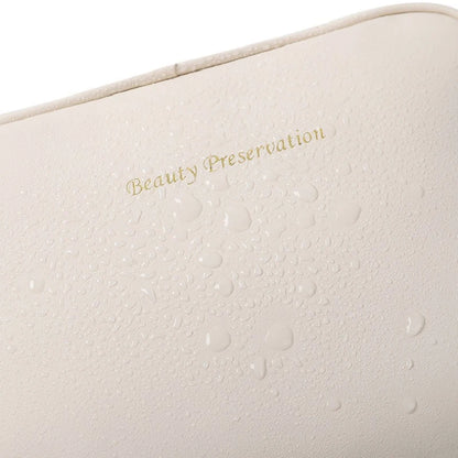 Waterproof Travel Storage Bag Large Capacity Portable Handbag with Dividers for Cosmetic Organization Makeup Bag for Outdoors