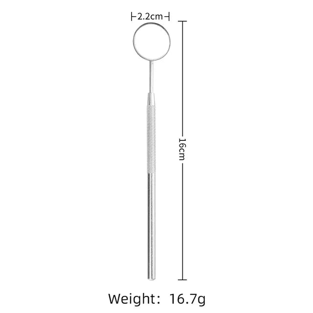 Eyelash Extension Grafting Mirror Magnifying Checking Stainless Steel Handle Plastic Mouth Oral Teeth Care Eyelashes Makeup Tool