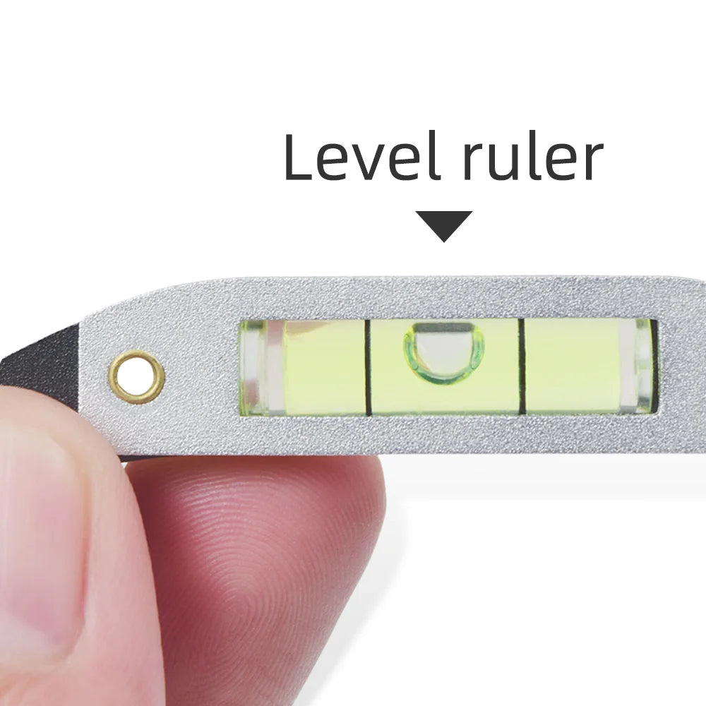 Tattoo auxiliary drawing line ruler eyebrow horizontal ruler aluminum alloy tattoo ruler horizontal positioning ruler tattoo aux
