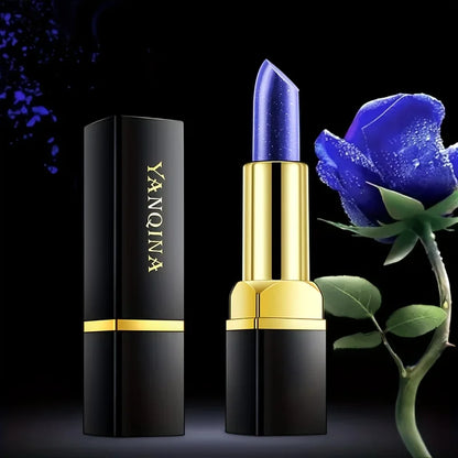 Magic Temperature Change Lipstick - Blue to Red Color Changing Lip Balm - Waterproof Base Makeup Beauty Cosmetic Stick