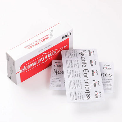 STIGMA 20Pcs Disposable Sterile Tattoo Needles Revolution Cartridge RL/RM For Tattoos Machines Makeup Body Art Tattoo Equipment