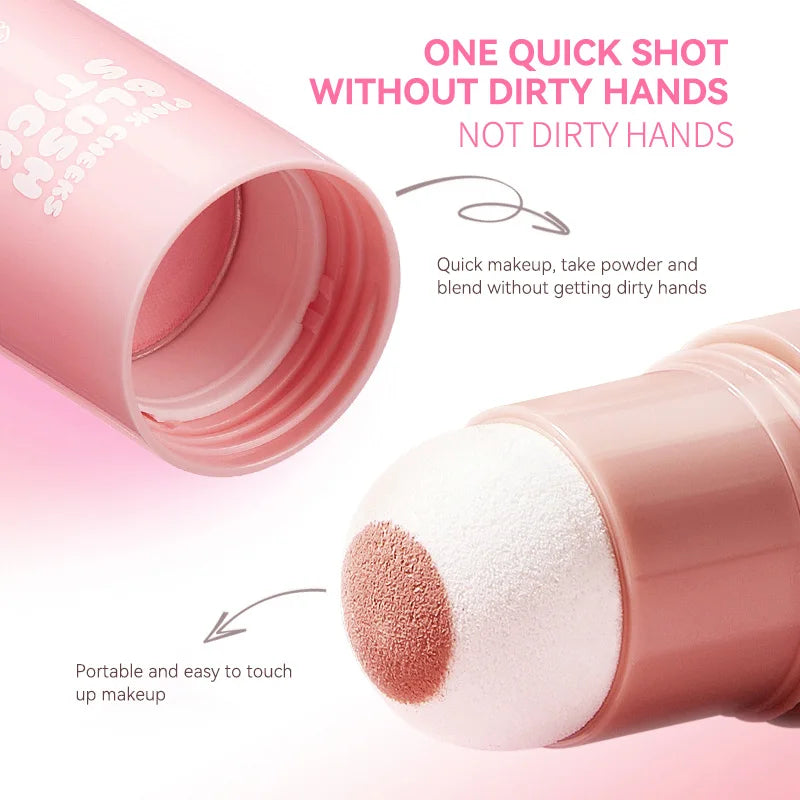 Life Girls Pink Two-Ball Sponge Applicator, Korean-Made, Applies Makeup Instantly, Low-Pigment Sponge Ball Applicator, Korean-Made, Modifies the Face to Create a Fairer Look, Thin and Delicate Sponge Ball Applicator Enhances