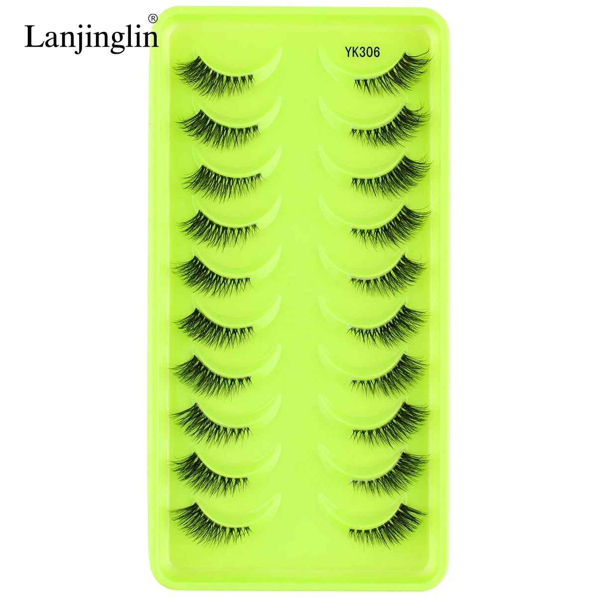 Fake Lashes 3/10 Pairs Half Lashes Cat Eye Natural Long Wispy 3D Mink Eyelash Reusable Makeup Tool Faux Cils maquillaje Cílios