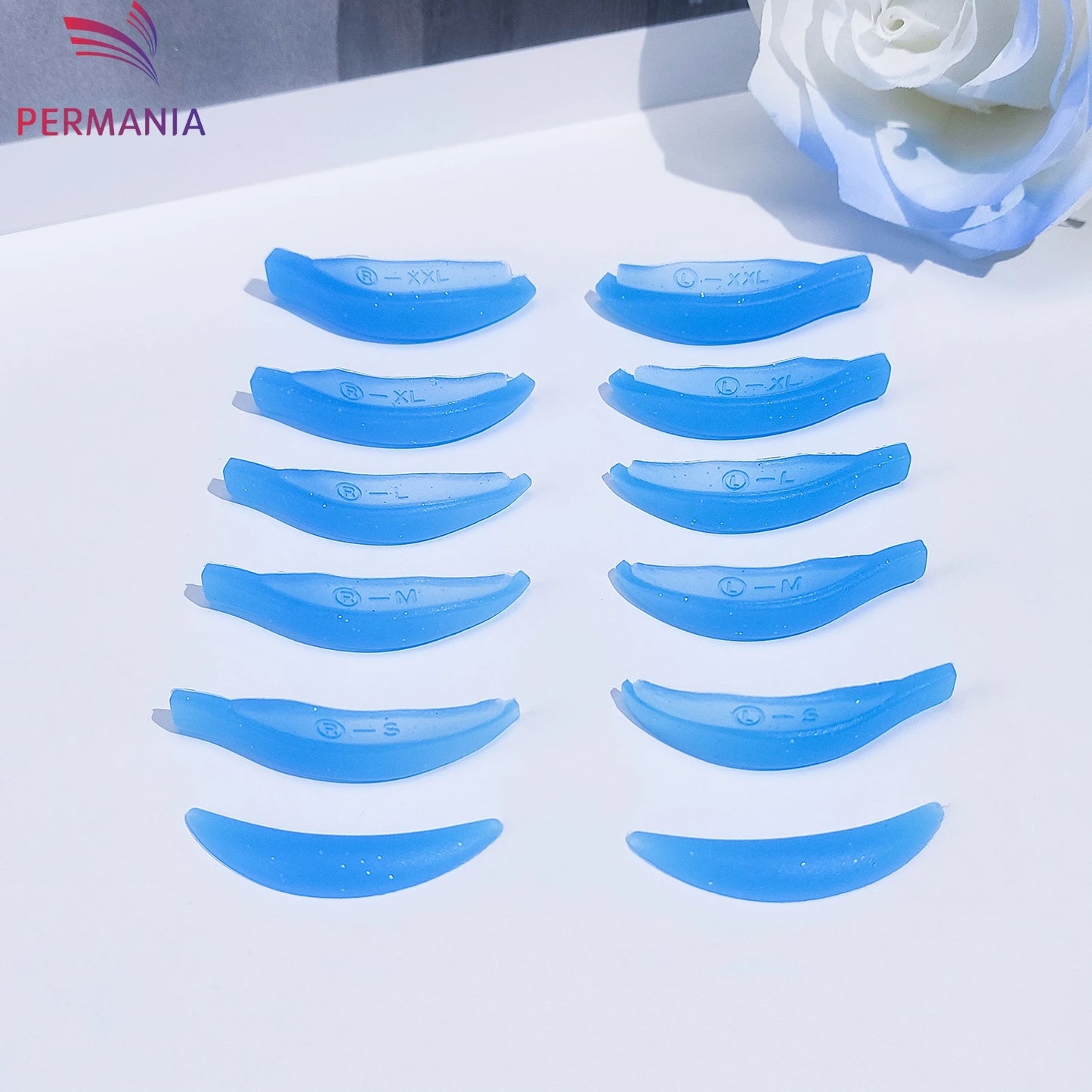 Permania Reusable Eyelash Lifting Silicone Lamination Pad Eyelash Perm Rods 3D False Eyelashes Extension Curler Pad Makeup Tools