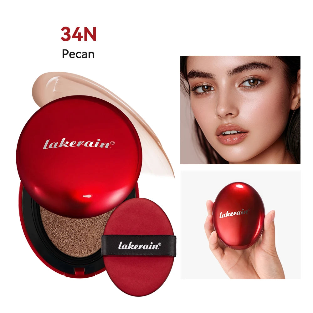 Long-lasting Coverage Foundation Sun Protection Cushion Foundation Semi-Matte Finish 72-Hour Wear Face Base Makeup Cosmetics
