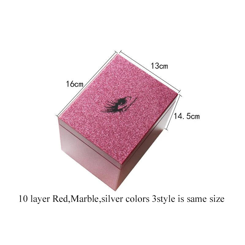 5/10 Layers False Lashes Storage Box Display Stand Organizer Boxes Eyelash Extension Glue Pallet Eyelashes Lifting Makeup Tool