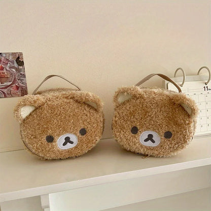 Cute Teddy Bear Makeup Bag | Portable Manga Laundry Storage Bag, Perfect Birthday Gift For Girls, Cute Storage & Toiletries Orga