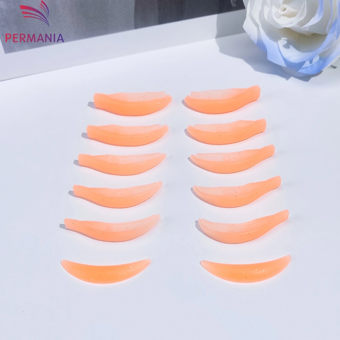 Permania Reusable Eyelash Lifting Silicone Lamination Pad Eyelash Perm Rods 3D False Eyelashes Extension Curler Pad Makeup Tools