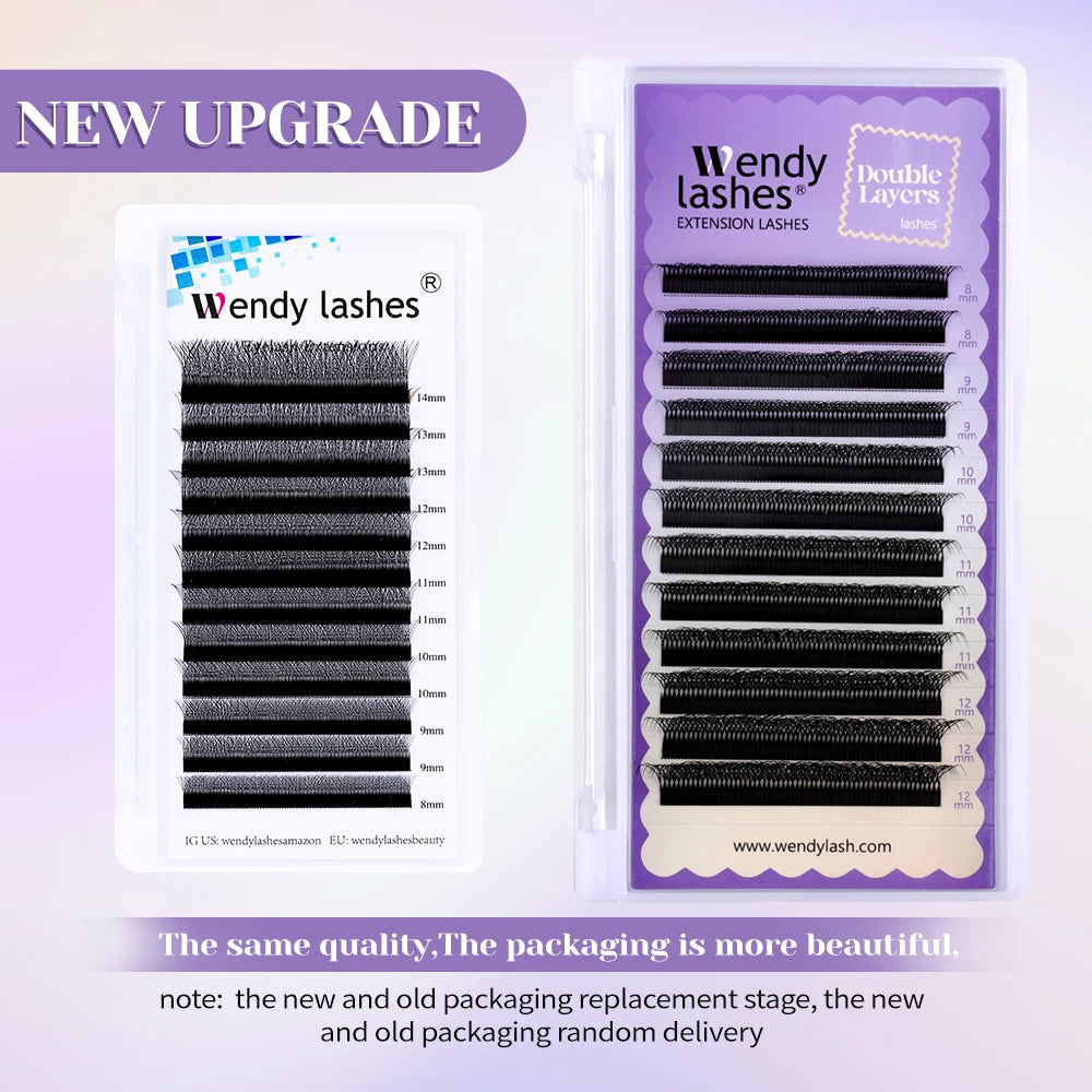 5D/6D/4D/3D W Shape Lashes Extension Automatic Flowering Premade Fan Eyelashes Makeup Supplies Wendy Lashes EyeLash Extensions