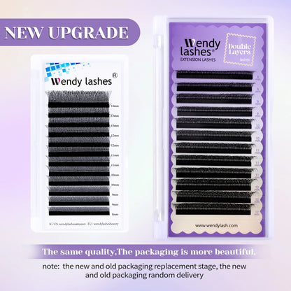 5D/6D/4D/3D W Shape Lashes Extension Automatic Flowering Premade Fan Eyelashes Makeup Supplies Wendy Lashes EyeLash Extensions