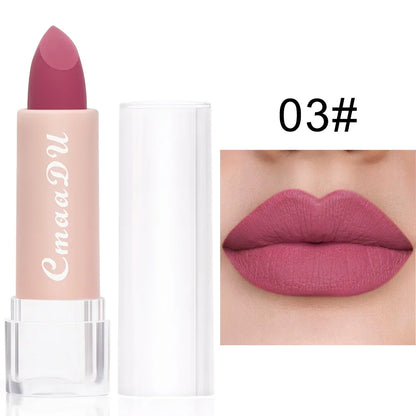15Color Lipstick Lip Makeup Sexy Woman Velvet Matte Lipgross Tint for Lips Long Lasting Waterproof Non-stick Cup Lip Cosmetics