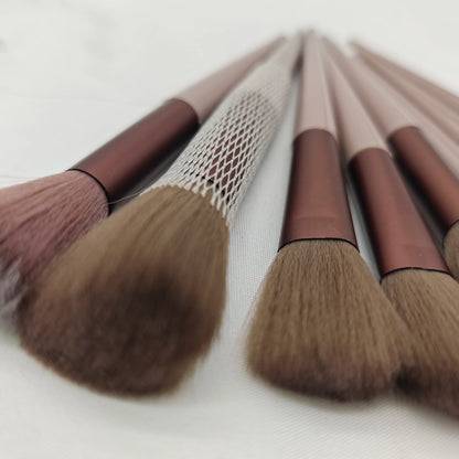 13 PCS Makeup Brushes Set Eye Shadow Foundation Women Cosmetic Brush Eyeshadow Blush Beauty Soft Make Up Tools Bag