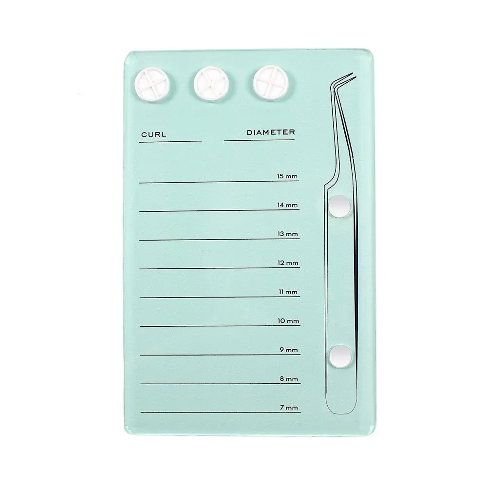 Wholesale 1Pcs Eyelash Holder Eyelash Extension Glue Pallet Acrylic Board for Lashes False Eyelashes Pad Lash Makeup Tools