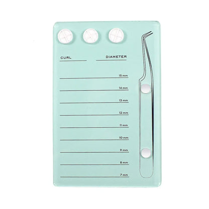 Wholesale 1Pcs Eyelash Holder Eyelash Extension Glue Pallet Acrylic Board for Lashes False Eyelashes Pad Lash Makeup Tools