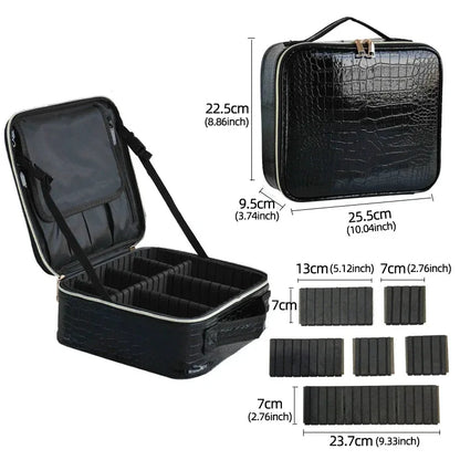 New Makeup Bag For Women Large Capacity Cosmetic Bags Beauty Salon Tattoos Nail Art Tool Bin Case