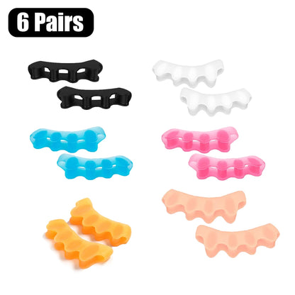 Toe Separators Doctor Recommended Correct Foot and Bunion Pain,Plantar Fasciitis Toe Straightener to Improve Functional Mobility