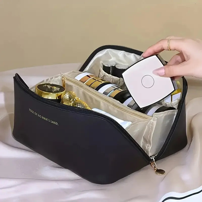 Zipper Makeup Organizer Female Toiletry Kit Bag Make Up Case Storage Pouch Luxury Lady Box Cosmetic Bag Organizer Bag Travel Zip