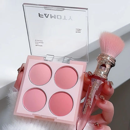 4 Colors Blush Powder Face Makeup  Sweet Warm Colors Matte Cheek Powder Facial Beauty Cosmetic Makeup Blush